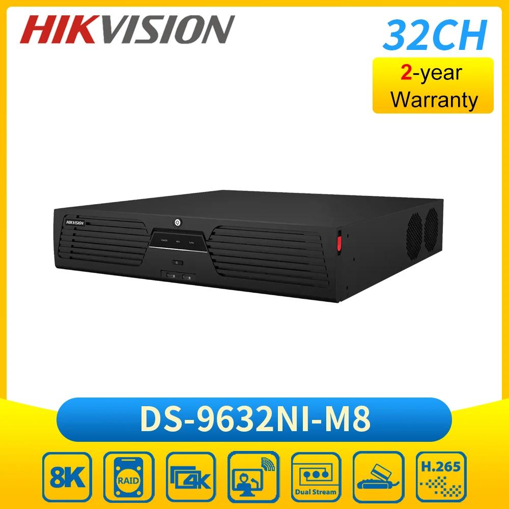 Hikvision IP ī޶ DS-9632NI-M8,  RAID POS HDMI Ʈũ  , ONVIF, 32ch, 2U, 8K NVR